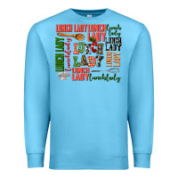 Ocean Blue lunch lady Premium Sweatshirt - AdoDesignShop