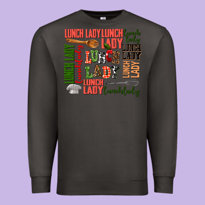 Lunch Lady Premium Sweatshirt Designed By Adodesignshop