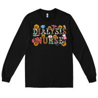 Black dialysis nurse Long Sleeve Tee - OliviaCreatesArt