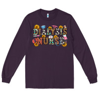 Plum dialysis nurse Long Sleeve Tee - OliviaCreatesArt