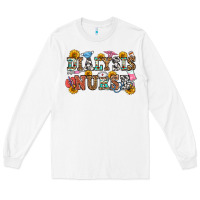 White dialysis nurse Long Sleeve Tee - OliviaCreatesArt