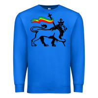 True Royal Rasta Lion of Judah Rastafarian Reggae Lion and Christian Premium Sweatshirt - longCreatives
