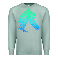 Seafoam Ice Hockey Goalie Hockey Player Youth Men Kids Boys Premium Sweatshirt - longCreatives