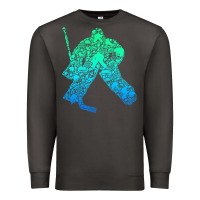 Smoke Ice Hockey Goalie Hockey Player Youth Men Kids Boys Premium Sweatshirt - longCreatives