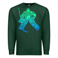 Sports Green Ice Hockey Goalie Hockey Player Youth Men Kids Boys Premium Sweatshirt - longCreatives