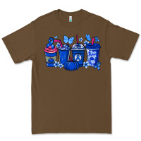 Cacao Colon Cancer coffee cups blue ribbon Premium Tee - NancyCooperArtShop