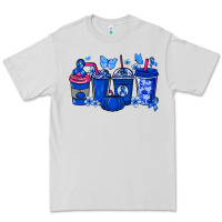 Dove Grey Colon Cancer coffee cups blue ribbon Premium Tee - NancyCooperArtShop