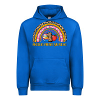 Cobalt back to school rainbow hello first grade Urban Hoodie - AdoDesignShop