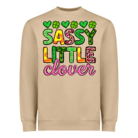 Sassy Little Clover St Patrick S Day Heavyweight Sweatshirt | Teevron