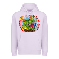 Lilac Merry Rexmas Premium Hoodie - CowhideDigitalArt
