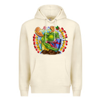 Sandshell Merry Rexmas Premium Hoodie - CowhideDigitalArt
