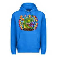 True Royal Merry Rexmas Premium Hoodie - CowhideDigitalArt