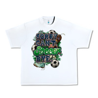 White Sorry can't Soccer bye Urban Heavy Tee - HowdyJamesFarm
