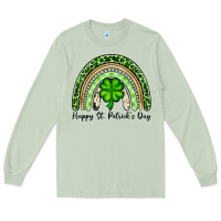 Matcha Happy St. Patrick's Day rainbow Long Sleeve Tee - OliviaCreatesArt