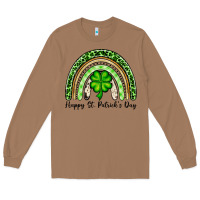Toasted Coconut Happy St. Patrick's Day rainbow Long Sleeve Tee - OliviaCreatesArt