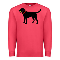 Cardinal Labrador Retriever Fetch, Black Lab Play Ball Premium Sweatshirt - longCreatives