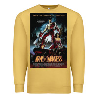 Antique Gold Army Of Darkness Movie Poster Classic Premium Sweatshirt - longCreatives