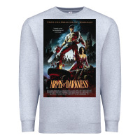 Heather Grey Army Of Darkness Movie Poster Classic Premium Sweatshirt - longCreatives