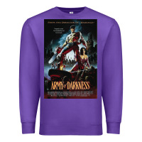 Purple Army Of Darkness Movie Poster Classic Premium Sweatshirt - longCreatives