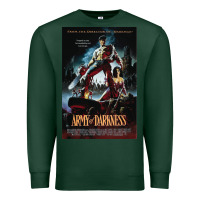 Sports Green Army Of Darkness Movie Poster Classic Premium Sweatshirt - longCreatives
