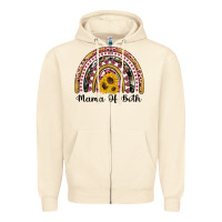 Sandshell mama of both rainbow Zipper Hoodie - Artiststas
