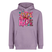Hope With Woman Hands Heavyweight Hoodie | Teevron