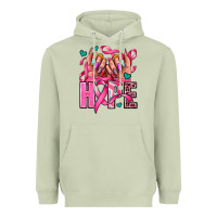 Matcha hope with woman hands Heavyweight Hoodie - AdoDesignShop