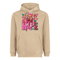 Mushroom hope with woman hands Heavyweight Hoodie - AdoDesignShop