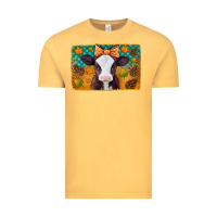 Vintage Mustard autumn baby cow Vintage Tee - Jasminsmagicworld