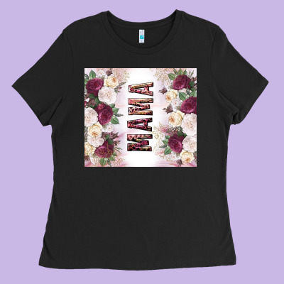 Mother’s Day Mama Flowers Tumbler Tbs Ladies Tee Designed By Tumblerdesignbyshophia