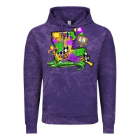 Cloud Purple louisiana map alligator mardi gras olivia Vintage Hoodie - OliviaCreatesArt