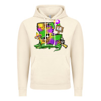 Vintage Artic louisiana map alligator mardi gras olivia Vintage Hoodie - OliviaCreatesArt