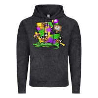 Vintage Black louisiana map alligator mardi gras olivia Vintage Hoodie - OliviaCreatesArt