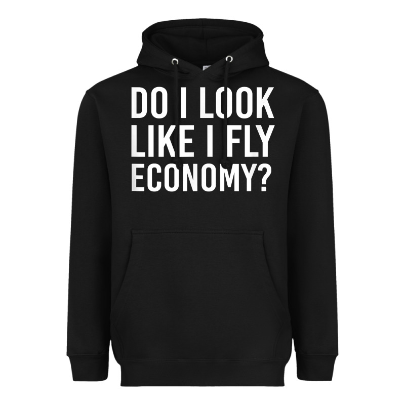 Do I Look Like I Fly Economy  Funny First Class Traveling Heavyweight Hoodie by longCreatives | Teevron