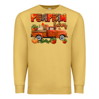 Antique Gold pumpkin farm truck Premium Sweatshirt - AdoDesignShop