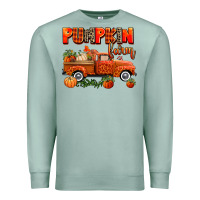 Seafoam pumpkin farm truck Premium Sweatshirt - AdoDesignShop