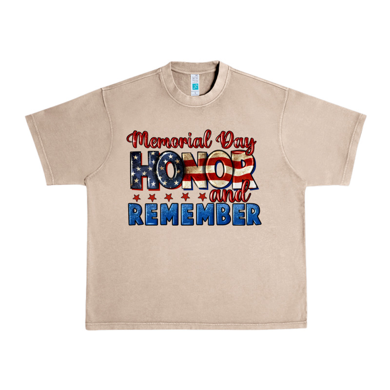 Memorial Day Honor And Remember 4th Of July Urban Heavy Tee by CowGirlArtShop | Teevron
