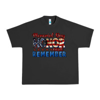 Pigment Black Memorial day honor and remember 4th of july Urban Heavy Tee - CowGirlArtShop