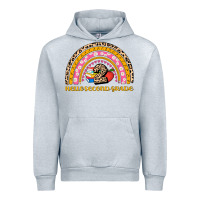 Heather Grey back to school rainbow hello second grade Urban Hoodie - AdoDesignShop