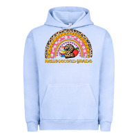 Pigment Grape Ice back to school rainbow hello second grade Urban Hoodie - AdoDesignShop