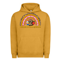 Pigment Peanut Butter back to school rainbow hello second grade Urban Hoodie - AdoDesignShop