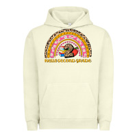 Pigment Pistachio back to school rainbow hello second grade Urban Hoodie - AdoDesignShop