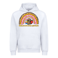 White back to school rainbow hello second grade Urban Hoodie - AdoDesignShop