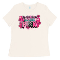 Bone In October we wear pink Cancer Awareness Ladies Tee - HowdyJamesFarm