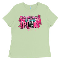 Matcha In October we wear pink Cancer Awareness Ladies Tee - HowdyJamesFarm