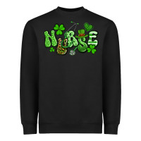 Black nurse st patrick's day Heavyweight Sweatshirt - Artiststas