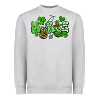 Heather Grey nurse st patrick's day Heavyweight Sweatshirt - Artiststas