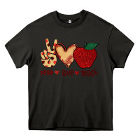 Asphalt Peace Love Teach Heavy Core Tee - Bettercallsaul