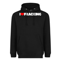 Black I Love Fracking Heavyweight Hoodie - longCreatives