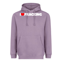Lavender I Love Fracking Heavyweight Hoodie - longCreatives